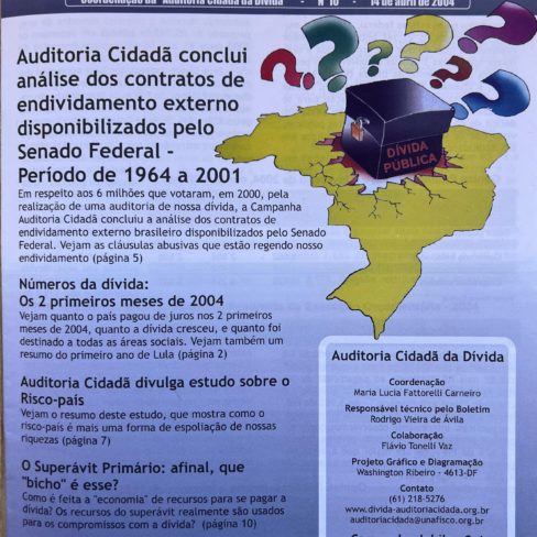 Boletim nº10 – Edição Especial – Auditoria Cidadã da Dívida