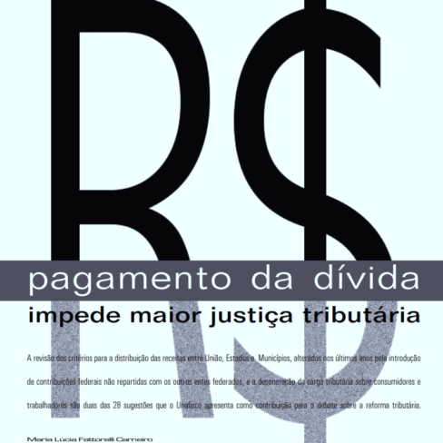 Revista do Legislativo nº 36 – Artigo “Pagamento da dívida impede maior justiça tributaria” – junho 2003