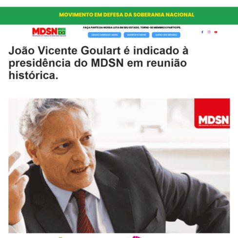ACD presente em reunião histórica do Movimento em Defesa da Soberania Nacional (MDSN)