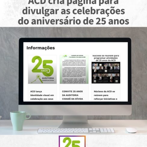 ACD Cria página com programação de aniversário de 25 anos