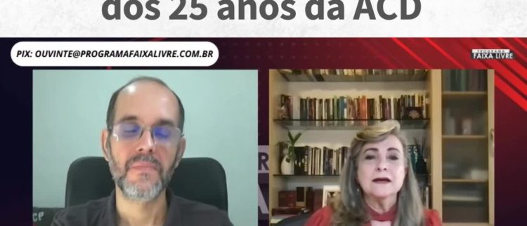 Faixa Livre: Fattorelli apresenta programação dos 25 anos da ACD