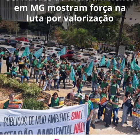 Servidores do meio ambiente em MG mostram força na luta por valorização