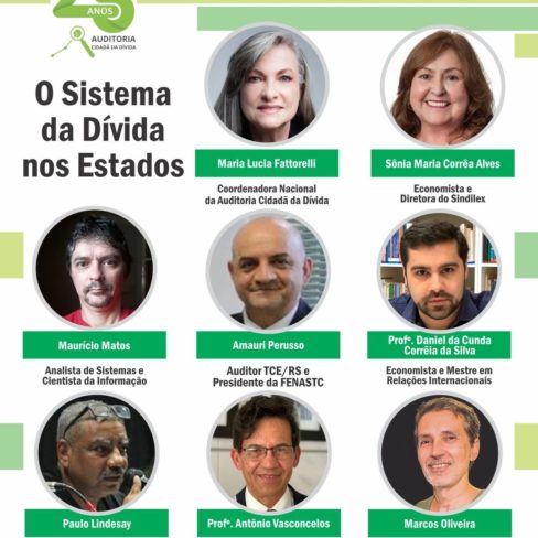 Live especial: O Sistema da Dívida nos Estados. Segunda, 29/09