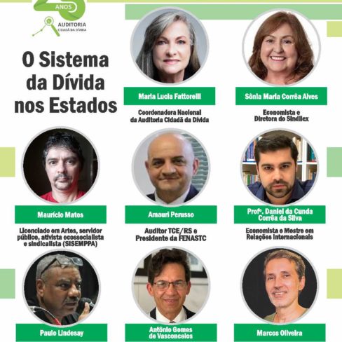 Debate hoje, nos canais da ACD: O Sistema da Dívida nos Estados. Participe!