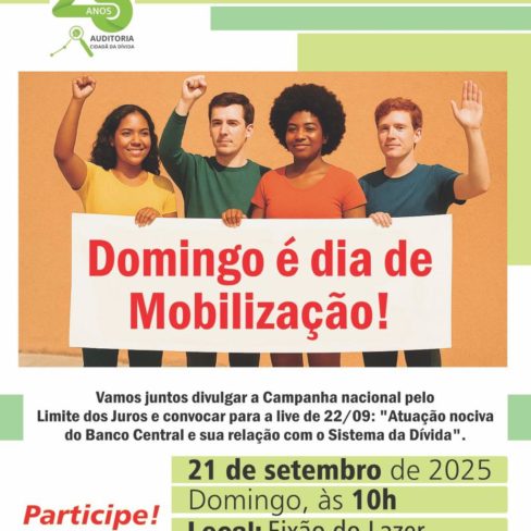 É hora de ocupar o Eixão e dizer BASTA aos juros abusivos!