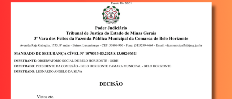 DECISÃO INÉDITA REFORÇA A LUTA HISTÓRICA DA ACD POR TRANSPARÊNCIA ORÇAMENTÁRIA DECISÃO INÉDITA REFORÇA A LUTA HISTÓRICA DA ACD POR TRANSPARÊNCIA ORÇAMENTÁRIA