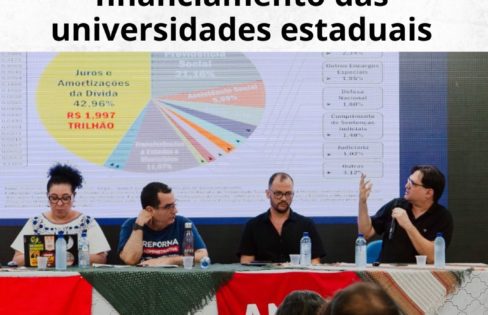 Auditoria Cidadã da Dívida participa de atividade do ANDES/SN sobre o financiamento das universidades estaduais Auditoria Cidadã da Dívida participa de atividade do ANDES/SN sobre o financiamento das universidades estaduais