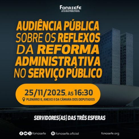 Audiência Pública sobre a Reforma Administrativa! Nesta terça, daqui a pouco