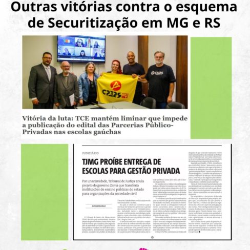 Outras vitórias contra o esquema de Securitização em MG e RS