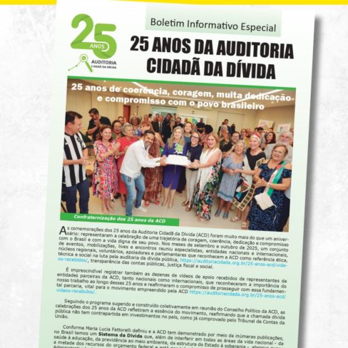 📢 Boletim Especial dos 25 anos da ACD já está no ar!