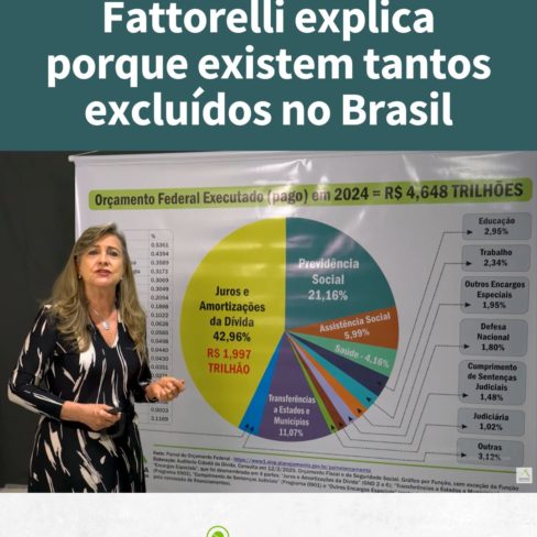 Fattorelli explica porque existem tantos excluídos no Brasil