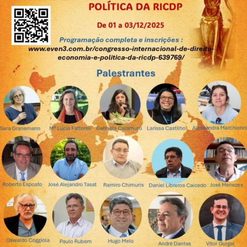 Experiências Internacionais da Auditoria Cidadã da Dívida – Congresso Internacional de Direito, Economia e Política da RICDP – Fac. de Direito UFPE – 02/12/2025