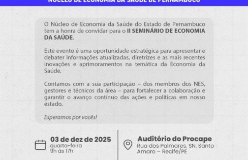 O Impacto da Dívida Pública no Financiamento do SUS –  Seminário de Economia da Saúde do NES/PE – 03/12/2025