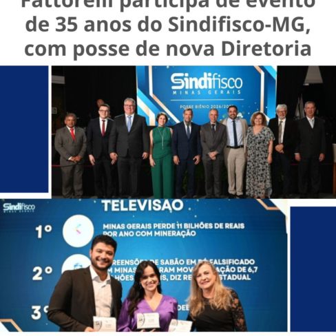 Fattorelli participa de evento de 35 anos do Sindifisco-MG, com posse de nova Diretoria