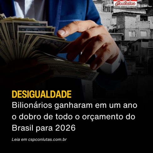 12 bilionários possuem mais riqueza que metade da população do planeta, aleta Oxfam