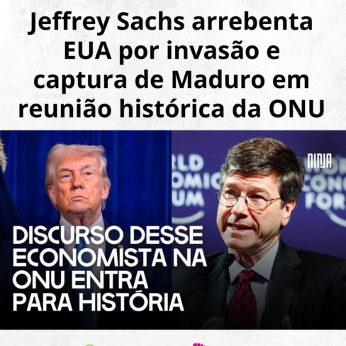 Jeffrey Sachs arrebenta EUA por invasão e captura de Maduro em reunião histórica da ONU