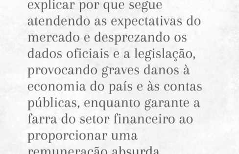 Em artigo para o ExtraClasse, Fattorelli cobra explicações do Banco Central
