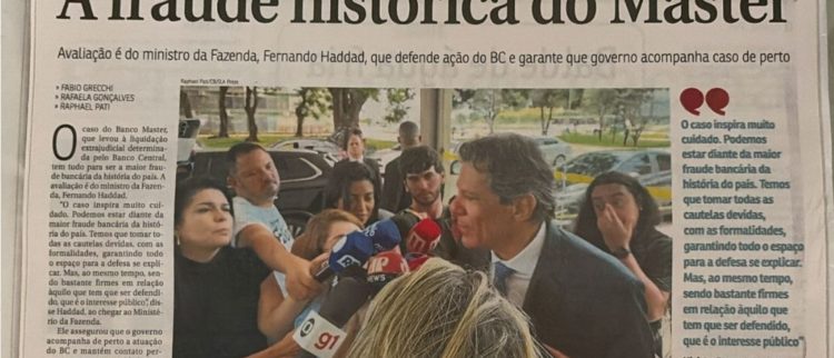 Antes do escândalo, ACD já denunciava suspeitas de fraude envolvendo o Banco Master