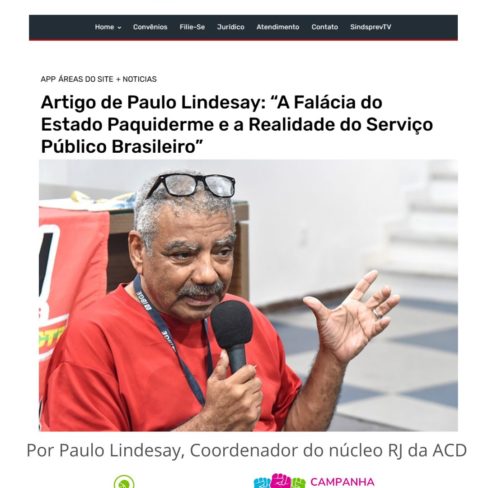 Paulo Lindesay: “A Falácia do Estado Paquiderme e a Realidade do Serviço Público Brasileiro”