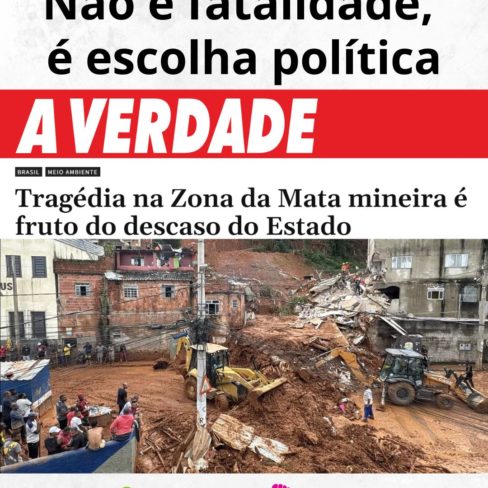 Corte de verba de prevenção contra impacto de chuvas em MG mostra que tragédia não é fatalidade, é escolha política.