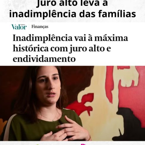 Juro alto leva à inadimplência das famílias
