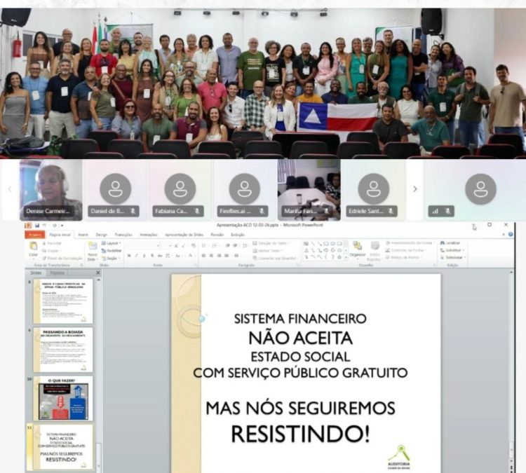 ACD leva debate sobre dívida pública a servidores da área ambiental na Bahia