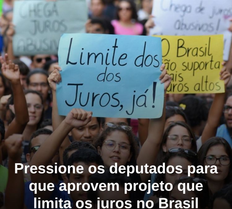 1 clique contra os juros abusivos: pressione a Câmara a destravar o PLP 104/2022