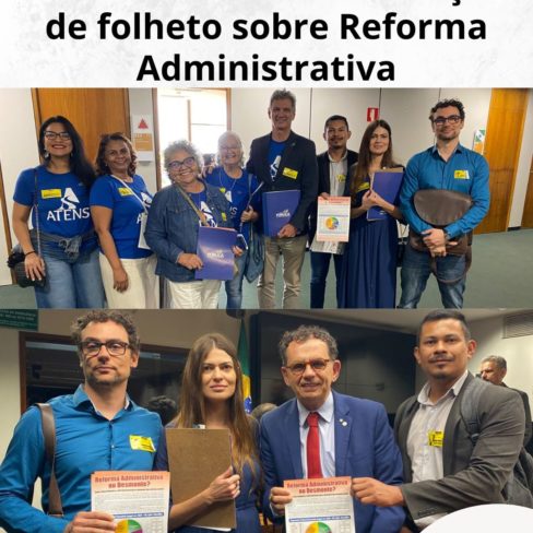 ACD intensifica distribuição de folheto sobre Reforma Administrativa