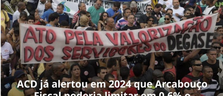 ACD já alertou em 2024 que Arcabouço Fiscal poderia limitar em 0,6% o crescimento real anual da folha do funcionalismo público