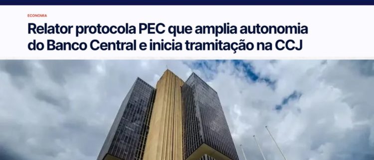 Caso Master indica necessidade de frear autonomia do BC, mas Senado faz movimento contrário com a PEC 65