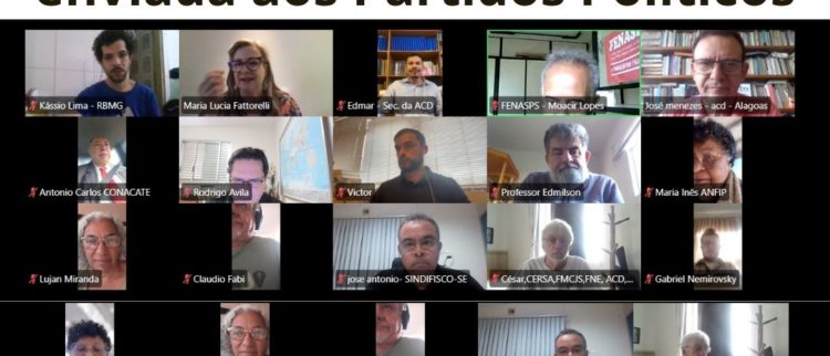 Lideranças e entidades participantes da reunião do Conselho Político da ACD aprovam Carta-Aberta a ser enviada aos Partidos Políticos