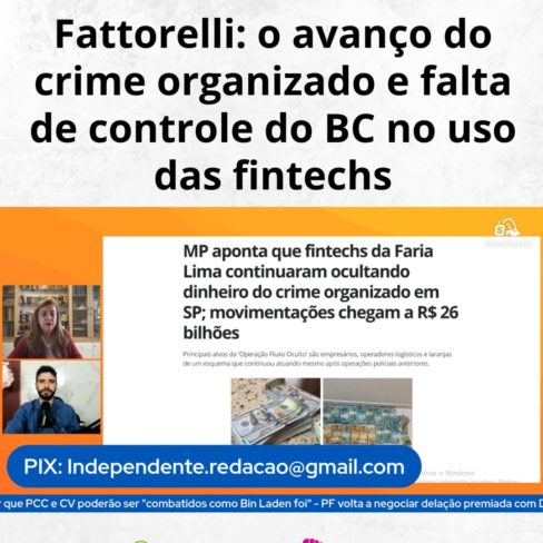 Fattorelli: o avanço do crime organizado e falta de controle do BC no uso das fintechs