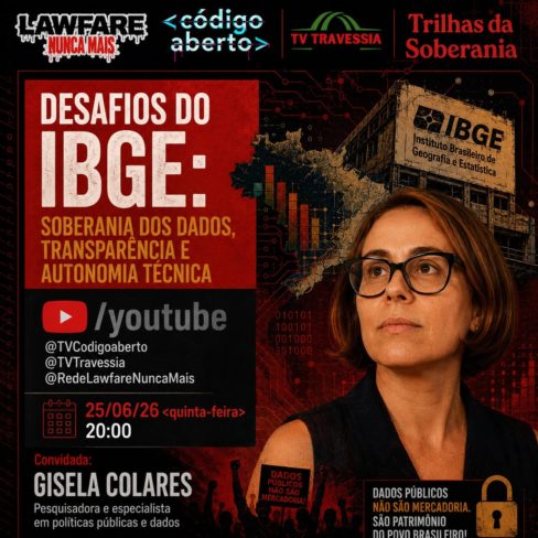 Live com participação da ACD, Núcleo Ceará – IBGE, soberania dos dados e transparência pública: o que está em jogo?