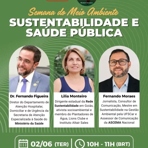 Sustentabilidade e Saúde em debate na Semana do Meio Ambiente