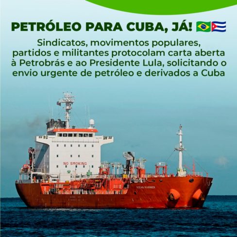 ACD adere à campanha “PETRÓLEO PARA CUBA, JÁ!