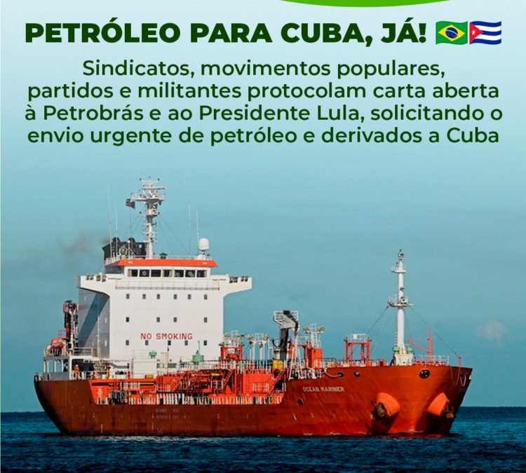 ACD adere à campanha “PETRÓLEO PARA CUBA, JÁ!