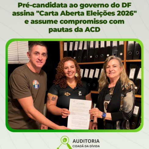Pré-candidata ao Governo do DF assina “Carta Aberta Eleições 2026” e assume compromisso com pautas da ACD