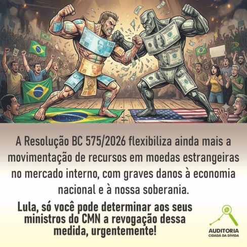 ACD envia carta ao presidente Lula, pela revogação da Resolução 575/26 do BC ‘da dolarização da economia’