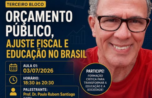 ACD convida para palestra sobre Orçamento Público, Ajuste Fiscal e Educação no Brasil