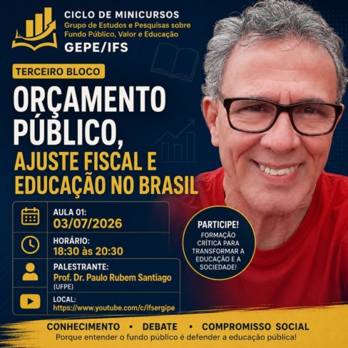 ACD convida para palestra sobre Orçamento Público, Ajuste Fiscal e Educação no Brasil