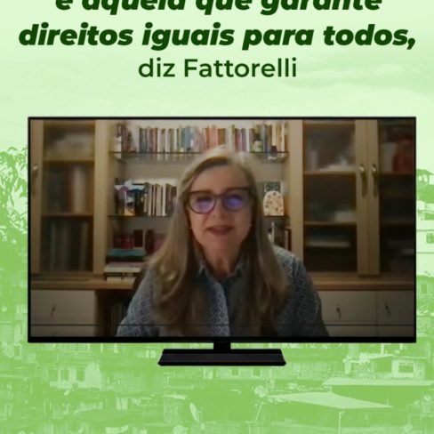 A Verdadeira democracia é aquela que garante direitos iguais para todos, diz Fattorelli