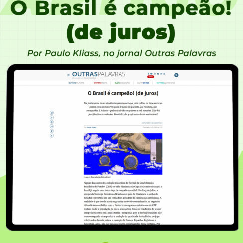 Brasil é campeão! (de juros)