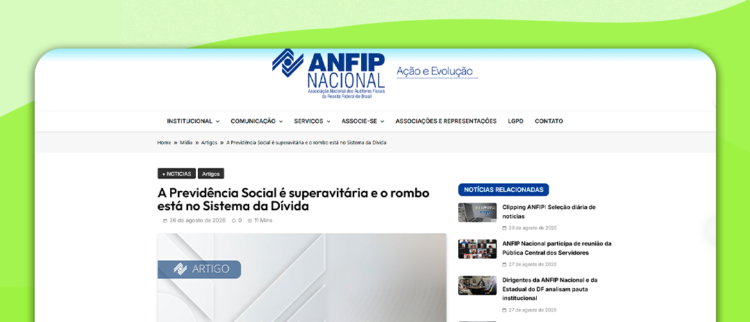 Credibilidade e visibilidade: ANFIP publica íntegra de artigo de Fattorelli ao Extra Classe
