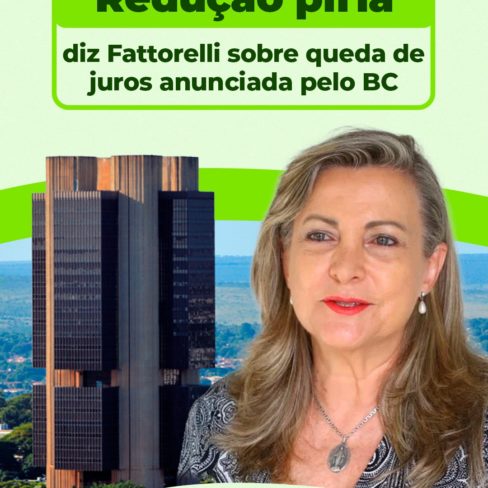 Redução pífia, diz Fattorelli sobre queda de juros anunciada pelo BC