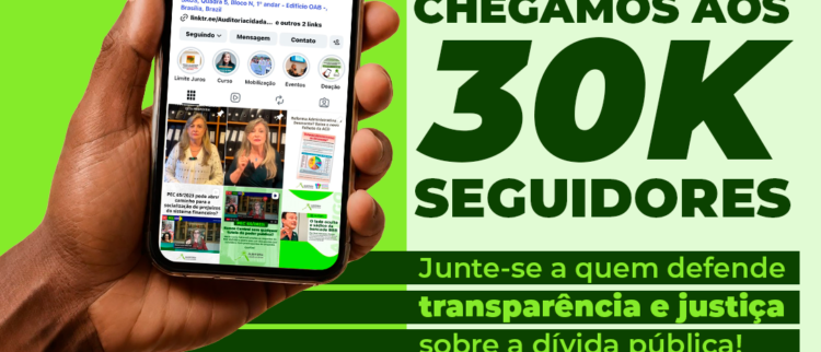 Somos mais de 30 mil seguidores no Instagram!