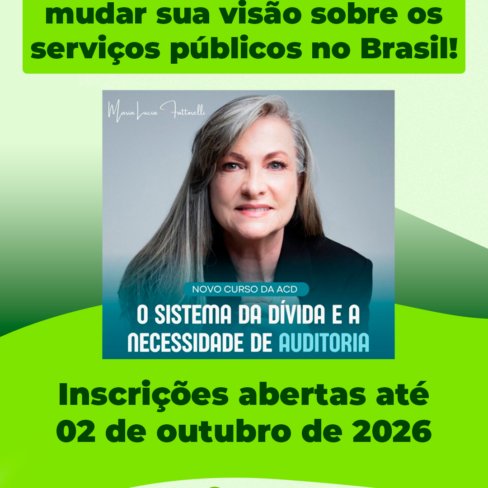 Venha para o curso que vai mudar sua visão sobre os serviços públicos no Brasil!
