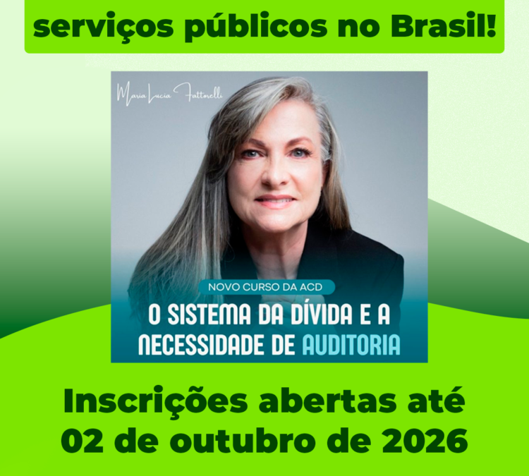 Venha para o curso que vai mudar sua visão sobre os serviços públicos no Brasil!