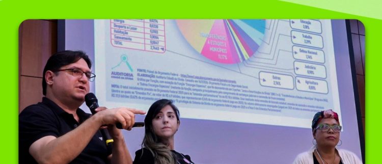 Economista da Auditoria Cidadã da Dívida participa de evento do SINASEFE