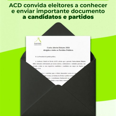 Carta-Aberta Eleições 2026: ACD convida eleitores a conhecer e enviar importante documento a candidatos e partidos