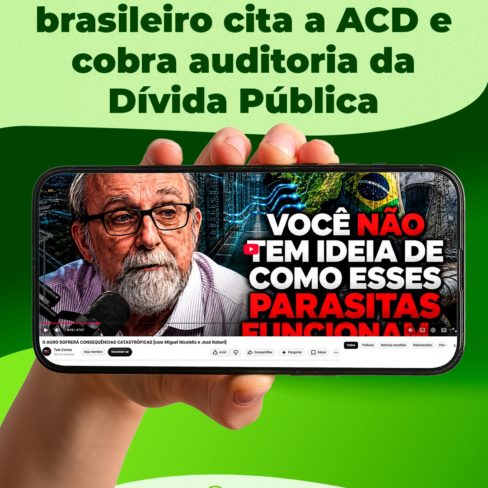 VÍDEO: Renomado cientista brasileiro cita a ACD e cobra auditoria da Dívida Pública